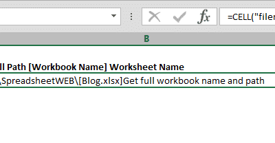 How to get the worksheet name, workbook name, and its path
