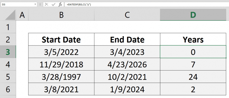 How to get the column index of a cell using the column function