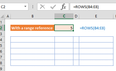 Function: ROWS