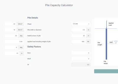 Pile Capacity Calculator