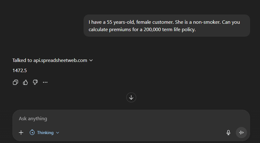 Custom GPT for Insurance quoting